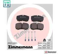 Brake pads 29123.200.1 ZIMMERMANN for IVECO DAILY III Platform/Chassis