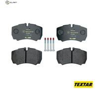 Textar Brake Pads 2912303 – Rear – Prepared for Wear Indicator – For Iveco – Set of 4