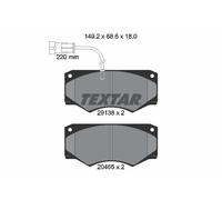 BRAKE PAD SET, DISC BRAKE 2913801