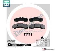 ZIMMERMANN 29153.200.1 Brake pad set