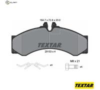 Brake Pads Set 2915301 Genuine OE Textar