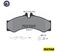 BRAKE PAD SET DISC BRAKE 2915301 FOR VW LT/Mk/II/Van/28-46/Platform/Chassis 2.3L