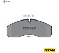 TEXTAR 2916002 Brake pad set
