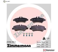BRAKE PAD SET DISC BRAKE 29190.195.1 FOR VW CRAFTER/30-50/Van BJJ/CEBA 2.5L