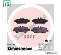 ZIMMERMANN 29190.195.1 Brake pad set