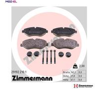 ZIMMERMANN 29192.210.1 Brake pad set