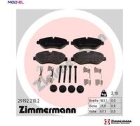 BRAKE PAD SET DISC BRAKE 29192.210.2 FOR VW CRAFTER/30-50/Van/30-35/Bus 2.5L