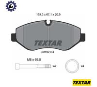 Brake Pads Set Front Textar 2919209 0054202120 4644200301 A0054202120