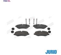 JURID 2919209560 Brake Pad Set, disc brake for MERCEDES-BENZ,VW