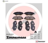 Brake pads 29229.210.1 ZIMMERMANN for IVECO DAILY IV Platform/Chassis