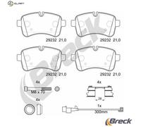 BRECK 29232 00 703 00 Brake Pads
