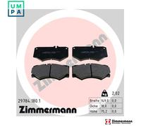 ZIMMERMANN 29784.180.1 Brake pad set