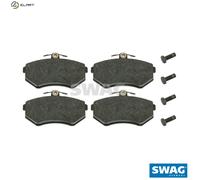Brake pads Front Axle 30 91 6308 SWAG for AUDI 80 B3 Saloon COUPE B3 80 B4 Avant