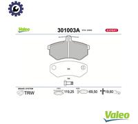 BRAKE PAD SET DISC BRAKE 301003A FOR VW AUDI CABRIOLET/B3 200/C2 A4/B5 90 80