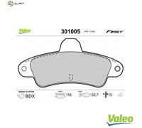 VALEO 301005 Brake pad set