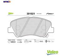 VALEO 301021 Brake pad set