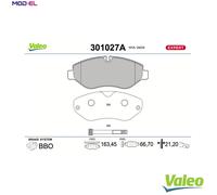 BRAKE PAD SET DISC BRAKE 301027A FOR IVECO DAILY/VI/Van/Platform/Chassis/Bus
