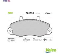 BRAKE PAD SET DISC BRAKE 301036 FOR FORD AUSTRALIA TRANSIT/Van/Bus 4EB 2.5L 4cyl