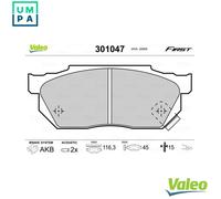 VALEO 301047 Brake pad set