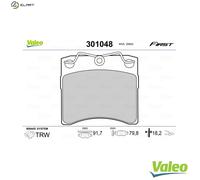 BRAKE PAD SET DISC BRAKE 301048 FOR VW CARAVELLE/EUROVAN/IV/Bus/TRANSPORTER/Mk