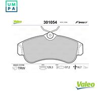 VALEO 301054 Brake Pad Set, disc brake for NISSAN