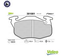 BRAKE PAD SET DISC BRAKE 301081 FOR RENAULT 11/Hatchback/Van ENCORE SUPER/5 9
