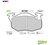 VALEO 301081 Brake pad set