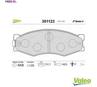 VALEO 301123 Brake pad set
