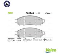 VALEO 301140 Brake pad set