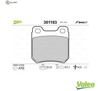 BRAKE PAD SET DISC BRAKE 301183 FOR OPEL VECTRA/Hatchback C 20 SEL 4cyl