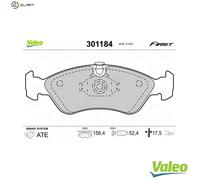 VALEO 301184 Brake pad set
