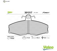 BRAKE PAD SET DISC BRAKE 301217 FOR SKODA FORMAN/Forman FAVORIT/Pickup VW