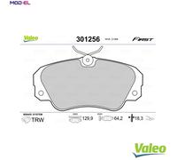 BRAKE PAD SET DISC BRAKE 301256 FOR VAUXHALL CARLTON/Mk/III OMEGA SENATOR 2.2L