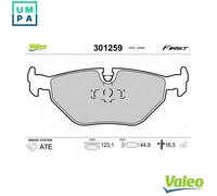 VALEO 301259 Brake pad set