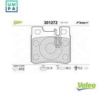BRAKE PAD SET DISC BRAKE 301272 FOR MERCEDES-BENZ C-CLASS/T-Model/Break 124 2.3L
