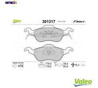 BRAKE PAD SET DISC BRAKE 301317 FOR FORD AUSTRALIA EYDE 1.8L EDDB 2.0L 4cyl 2.0L