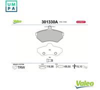 BRAKE PAD SET DISC BRAKE 301330A FOR VW GOLF/IV/Cabriolet/III CADDY/MPV/Box 1.2L
