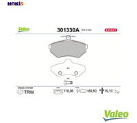 VALEO 301330A Brake pad set