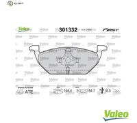 VALEO 301332 Brake pad set