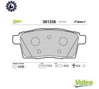 VALEO 301336 Brake pad set