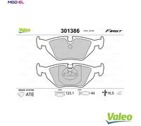 VALEO 301386 Brake pad set