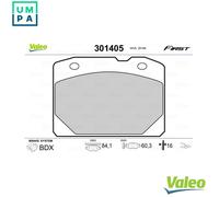 Valeo Brake Pad Set 301405 - Front Disc - Fits LADA 1200-1500 Estate (Nova, Riva, Laika, Signet)