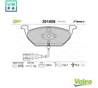 VALEO 301408 Brake pad set