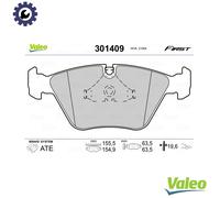 VALEO 301409 Brake pad set