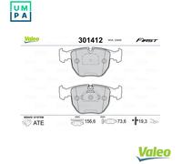 VALEO 301412 Brake pad set