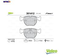 VALEO 301412 Brake pad set