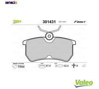 VALEO 301431 Brake pad set