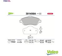 BRAKE PAD SET DISC BRAKE 301456A FOR OPEL TIGRA/TwinTop CORSA/Hatchback/Van 1.0L