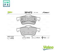 BRAKE PAD SET DISC BRAKE 301472 FOR RENAULT LAGUNA/II/Grandtour/Sport/Tourer