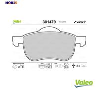 VALEO 301479 Brake pad set